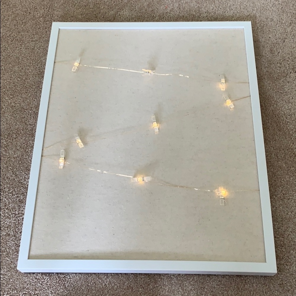 Picture frame with lights